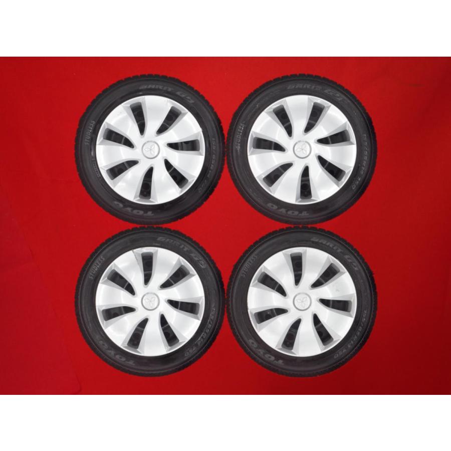 格安‼️155/65R14 サマータイヤ 鉄チンホイール ホイールキャップ付