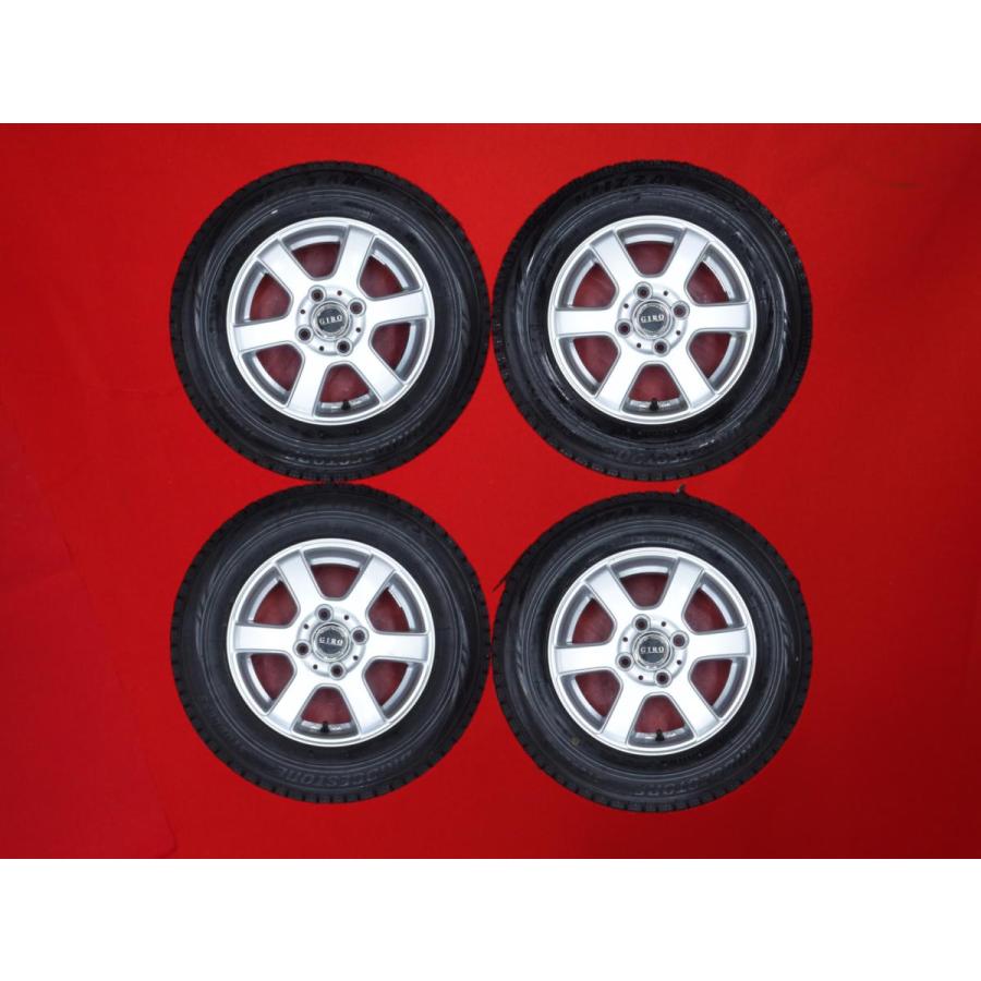スタッドレス GIRO YT6+ ブリヂストン ブリザックVRX [ 165/70R13 