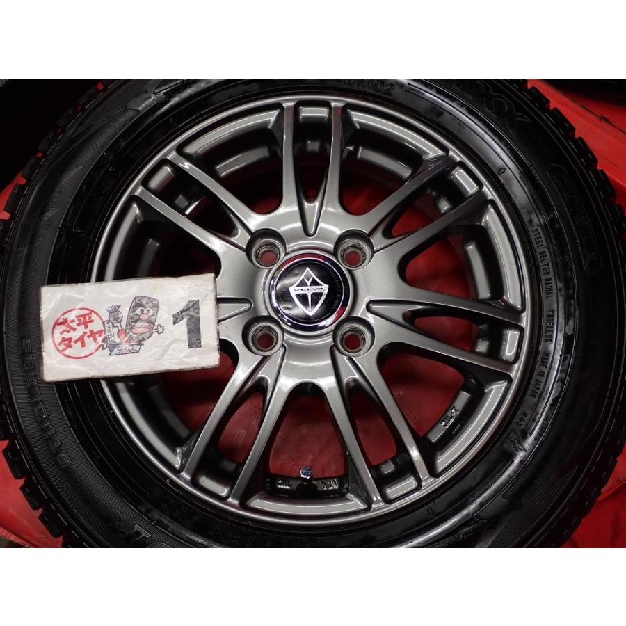 軽自動車用 4本】ダンロップ ウィンターマックス02 [155/70R13] VELVA 