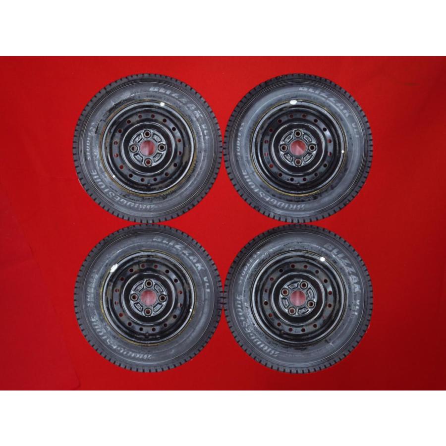 ダイハツ　純正スチールホイール　４本セット 激安 4本SET】ダイハツ 純正 スチール 鉄ホイール 鉄チン [4.00B