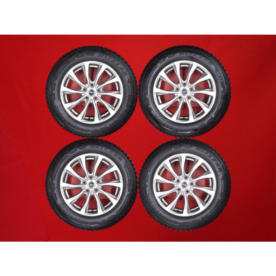 スタッドレス&ホイール,225/65R17,17✕70,1年使,BALMINUM 送料無料 中古アルミホイール 4本セット ブリヂストン BALMINUM