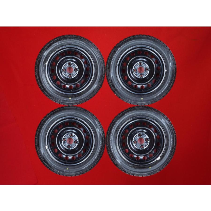 185/60R15 ダンロップ フィールダー スチールホイール