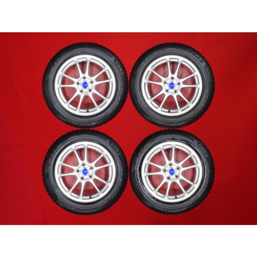 バリ溝❗️ブリヂストンスタッドレスタイヤ&Weds 製14インチ ホイールセット バリ溝イボ付き 215/60R17 4本セットPCD114.3 ブリジストン