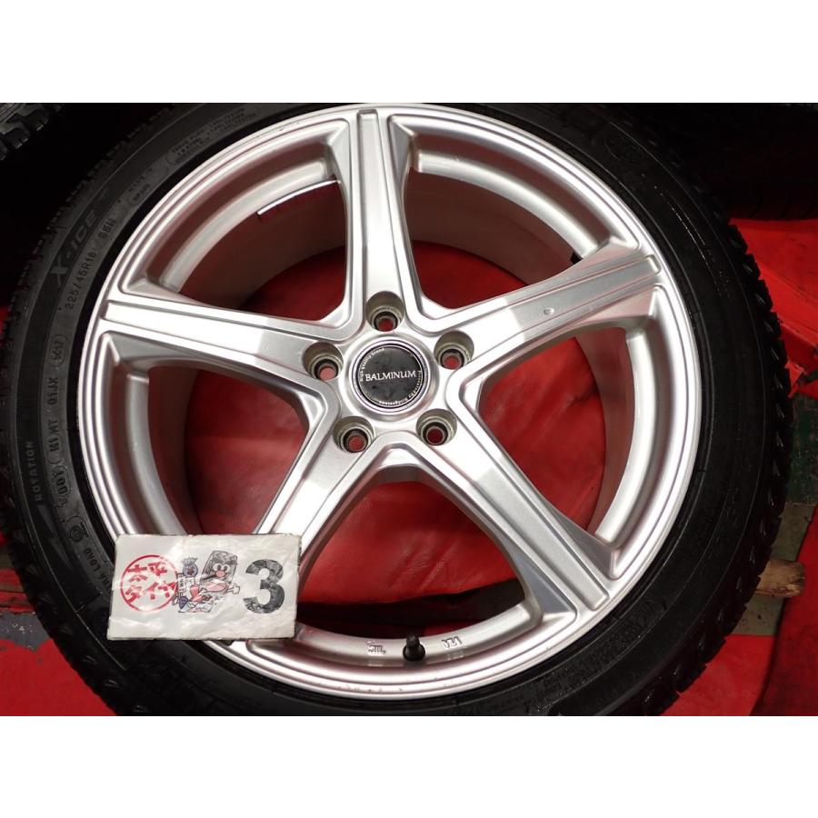 用アルミホイール+ミシュランXICE3 激安 4本SET】ミシュラン X-ICE XI3 [225/45R18 95H] BALMINUM アルミ