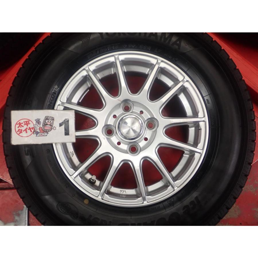 【激安 4本SET】ヨコハマ アイスガードiG91 [165/80R13 90/88N LT] 6Wスポーク [5J +35 PCD100] プロボックス ADバン パートナー 等 stwt13の画像