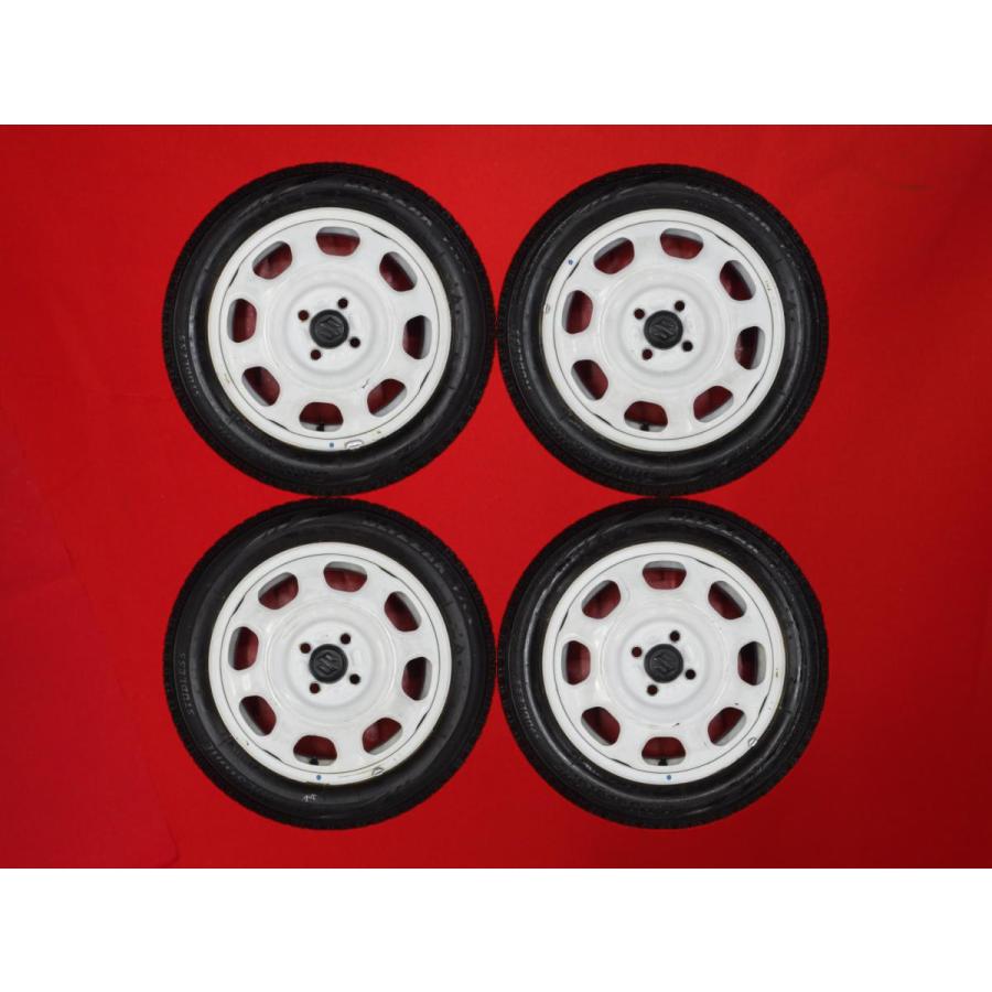 激安 4本SET】スズキ ハスラー 純正 スチール 鉄ホイール 白 [4.5J +45