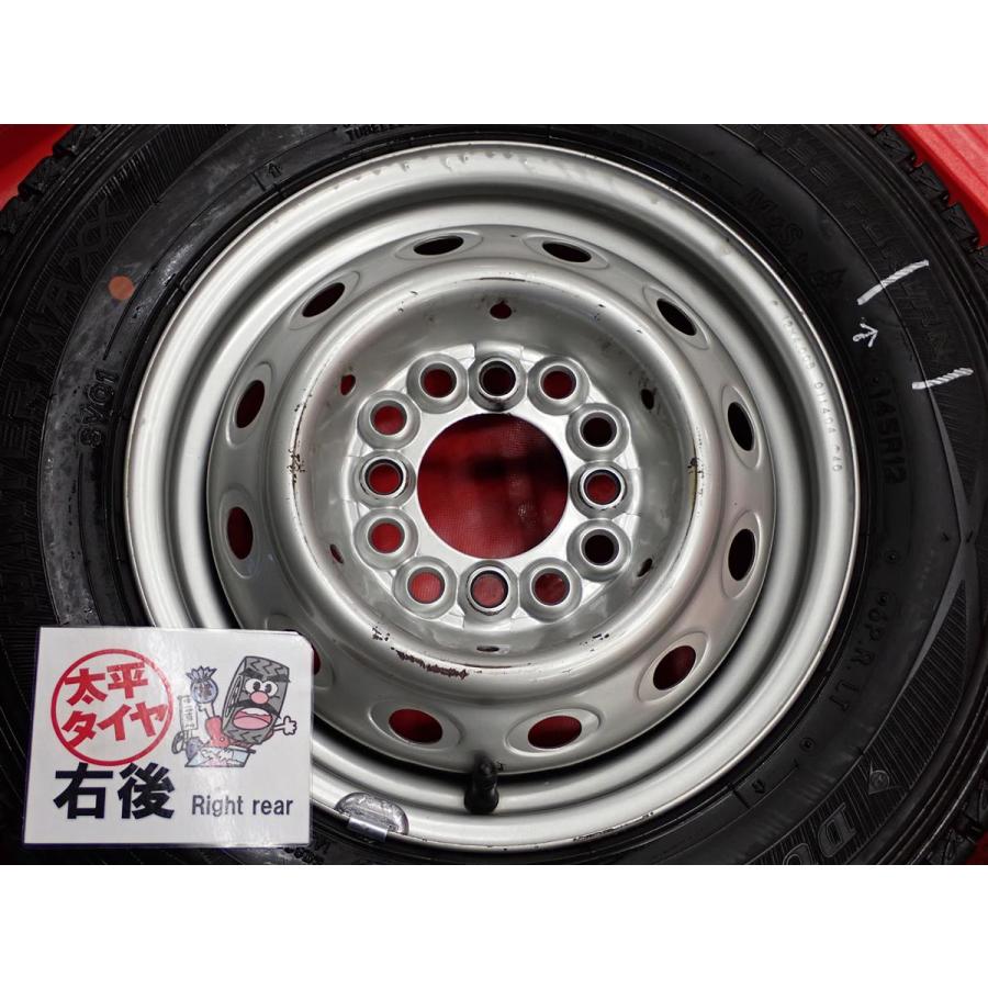 激安 4本SET】ダンロップ ウィンターマックス SV01 [145R12 6PR LT] 鉄 
