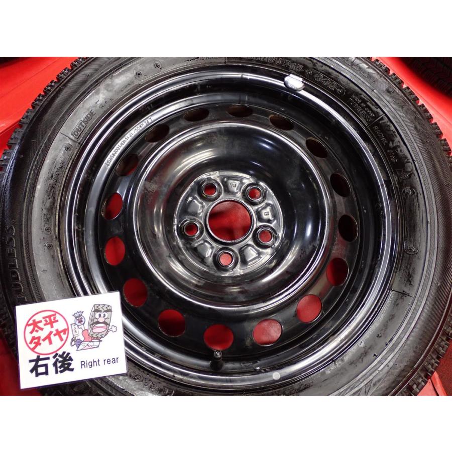 ②170系シエンタ　純正鉄製ホイールのみ　2本 激安 4本SET】トヨタ シエンタ 170系 純正 スチール 鉄ホイール [5.5J