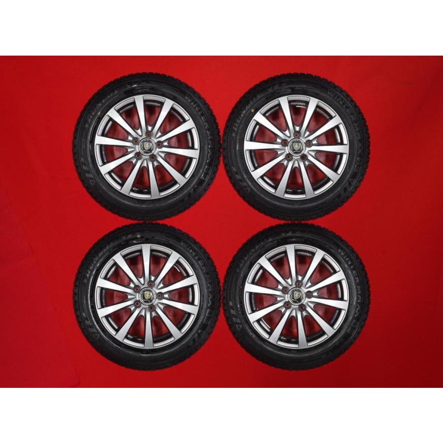 ③185/60R15 ダンロップWM03 ホイールセット 良品 4本SET】ダンロップ ウィンターマックス03 WM03 [185/60R15 84Q
