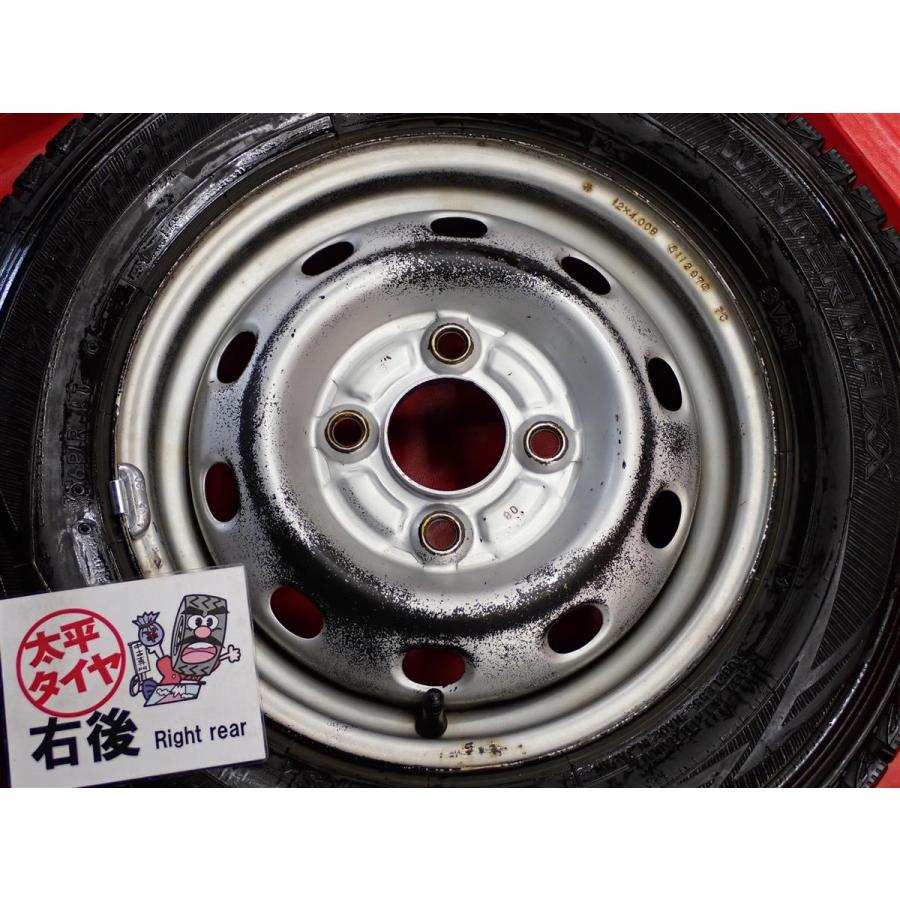 激安 4本SET】スバル サンバー 純正 スチールホイール [4.00B +45