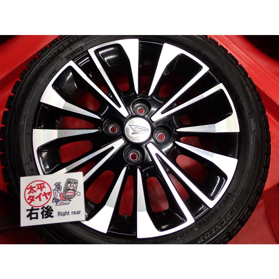 たけのこ　タントカスタムホイール①②セット 激安 4本SET】ダイハツ タントカスタム LA650S系 RS 純正 [4.5J +45