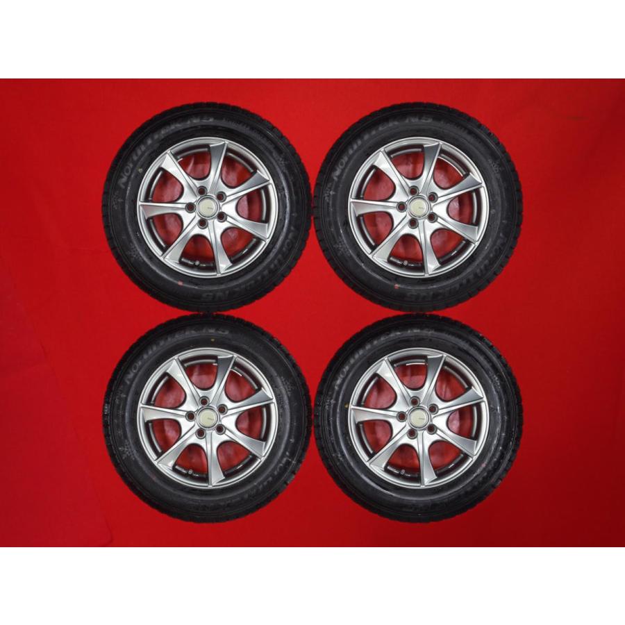 ノーストレック N5 195/65R15 91Q 冬タイヤ ホイール付 良品 4本SET】オートバックス ノーストレック N5 [195/65R15 91Q] 7