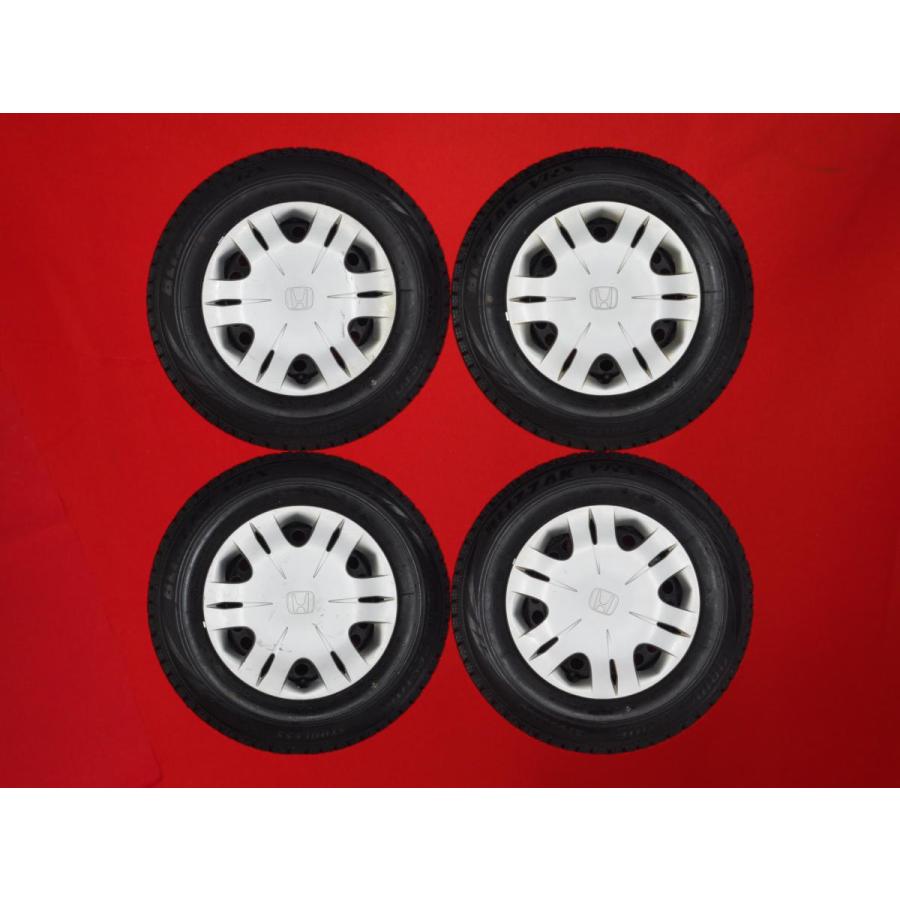 送料込　スタッドレス　185/70R14 と鉄ホイールセット フリード 激安 4本SET】ホンダ フリード GB3系 純正 スチール 鉄ホイール [5.5J