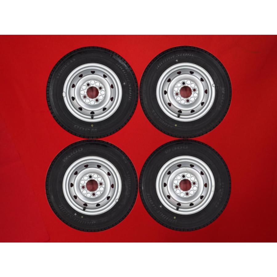 商用車用 4本SET】ブリヂストン W300 [145/80R12 80/78N LT] トピー 