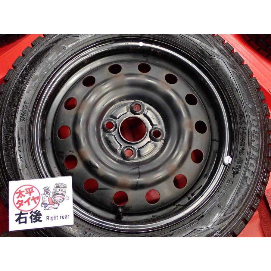 激安 4本SET】ダイハツ 純正 スチール 鉄ホイール [4.5J +45 PCD100