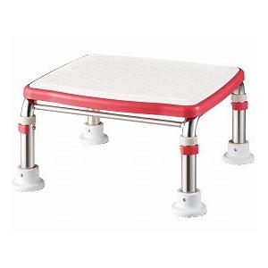 安寿　ステンレス製浴槽台Rジャストソフト　17.5-25 536-503　レッド