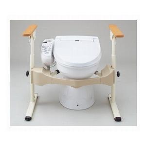アロン化成 安寿 洋式トイレ用フレーム SUS-はねあげR-2 533-068