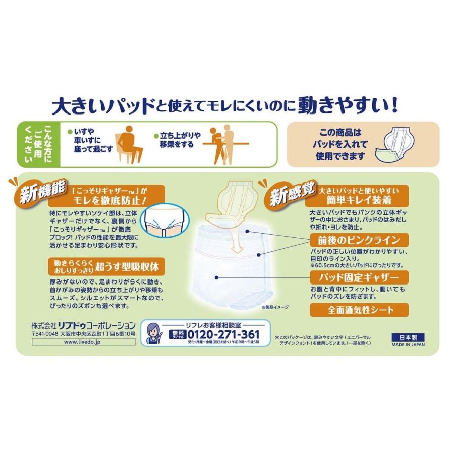 リフレ スマートライン パンツ型紙おむつ お試しサンプル スマートイン