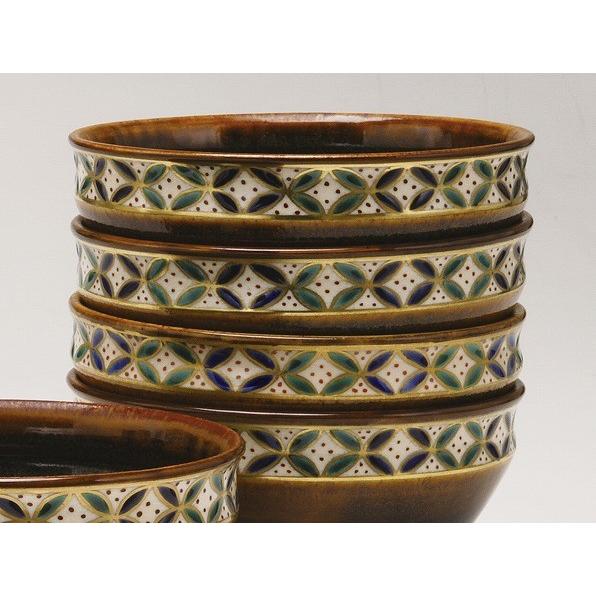 茶道具・茶器 抹茶茶碗、数茶碗 飴七宝 天目型 10客、京都 田中香泉