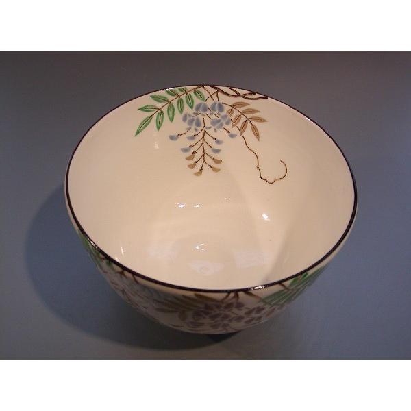 茶道具 抹茶茶碗 藤絵、京焼 山川 巌作、桐共箱 新品。 : 佐藤 茶道具 抹茶茶碗 藤絵、京焼 山川 巌作、桐共箱 新品。 : 佐藤