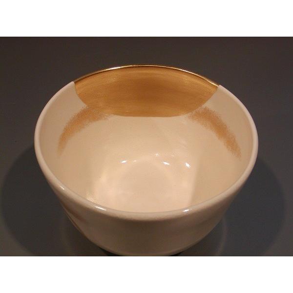 茶道具 抹茶茶碗 色絵 御所車画、京都 相模竜泉作、桐共箱 新品