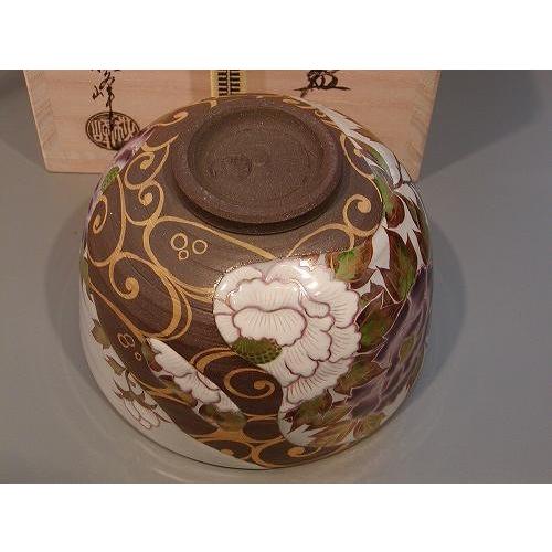 茶道具 抹茶茶碗 光琳水 牡丹絵、京焼 中村秋峰作 : 佐藤大観堂 茶道具 抹茶茶碗 光琳水 牡丹絵、京焼 中村秋峰作 : 佐藤大観堂