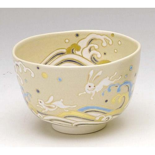 中村能久 茶碗 　茶道具 茶道具 抹茶茶碗 波兎、京焼 中村能久- 茶道具 販売の佐藤大観堂