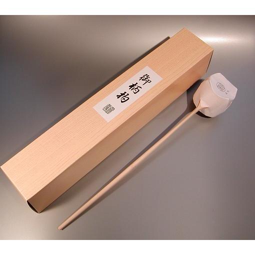 茶道具 柄杓（ひしゃく） 炉用、 宗篤作 日本製、紙箱入、新品 : 佐藤