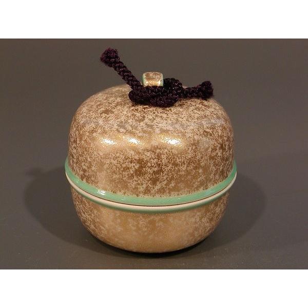 茶道具　香合　仁清　鈴、京焼　伝統工芸士　三代　中村秋峰作