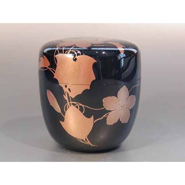 茶道具 中棗 夕顔蒔絵 、 田中 修作