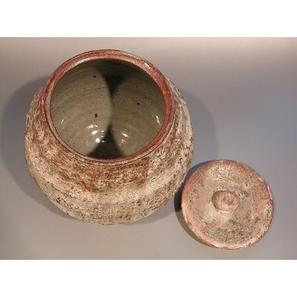 茶道具 水指 粉引唐津 窯変芋頭、 鏡山窯 井上東也作 : 佐藤大観堂