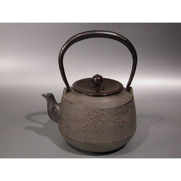 楽ギフ_のし宛書】 佐藤大観堂茶器 茶道具 鉄瓶 新 肩衝