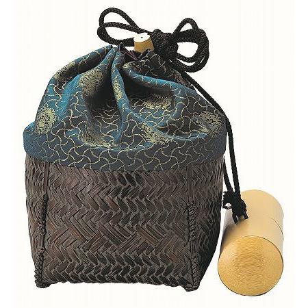 茶道具/茶器 野点籠/野立籠(のだて かご)セット、御幸籠 茶道具/茶器 野点籠/野立籠(のだて かご)セット、御幸籠