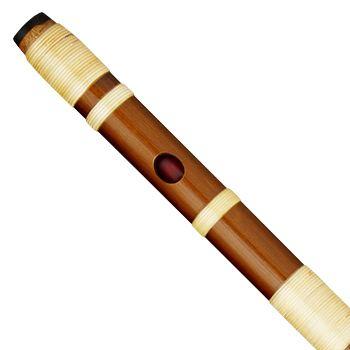 東雲麗 篠笛 ドレミ調 7穴 6本調子 燻煙 彫込 籐総巻 竹製 篠笛 7穴 六