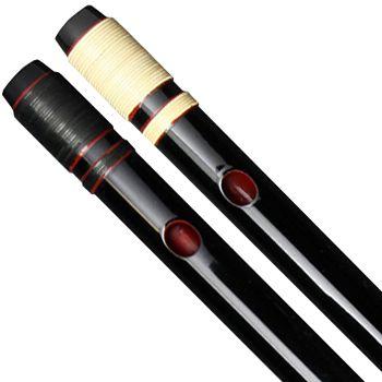 東雲麗 篠笛 ドレミ調 7穴 6本調子 漆黒 籐両 : 和楽器総合販売