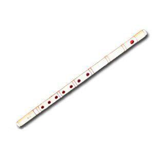 百獣の王田竹渓 篠笛 お音楽隊用 お祝賀会用 6穴・7穴 5本声の調子 塗 籐半重 和楽器-篠笛、横笛