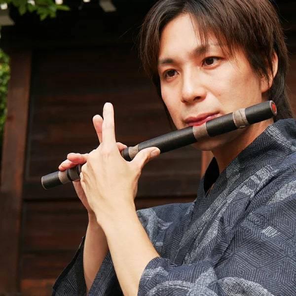 篳篥(ひちりき) 本管　雅楽　籐巻き　和楽器　越殿楽　龍笛　笙　笛袋・ろぜつ付き 篳篥(ひちりき) 本管 雅楽 籐巻き 和楽器 越殿楽 龍笛 笙 笛袋・ろぜつ