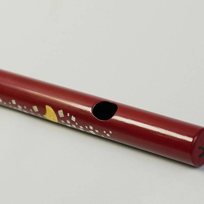 篠笛立平 唄物 7穴 6本調子 7本調子 蒔絵:天の川 : 和楽器総合販売
