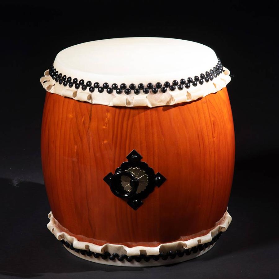 長胴太鼓 1尺5寸（鼓面:45cm） 集成胴 片面消音太鼓(特許出願中)  ミュー太