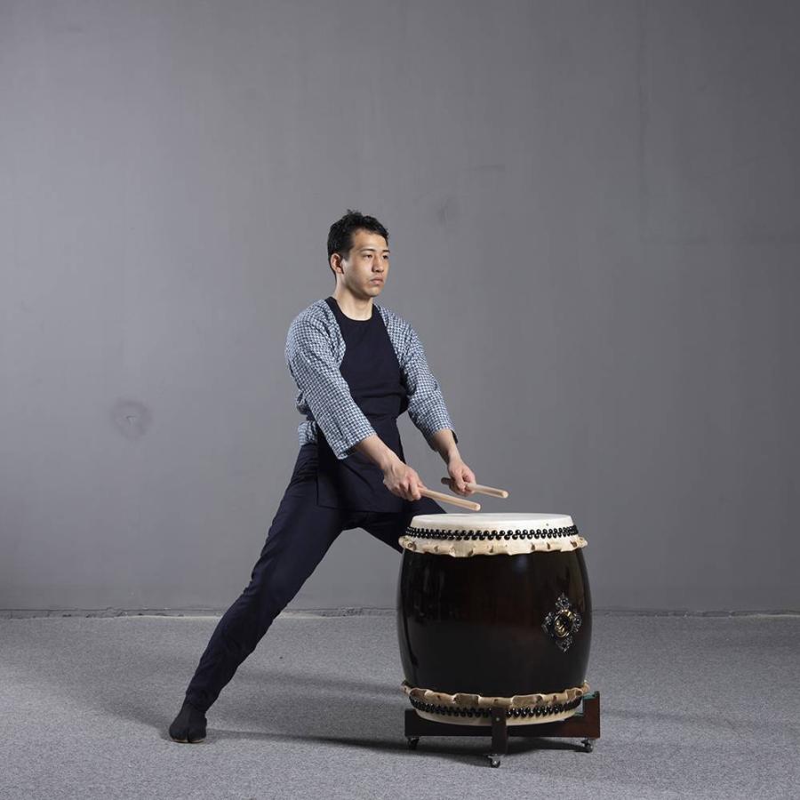 長胴太鼓台 桶胴太鼓台 太鼓スタンド 十字型据置台 1尺6寸用 : 和楽器