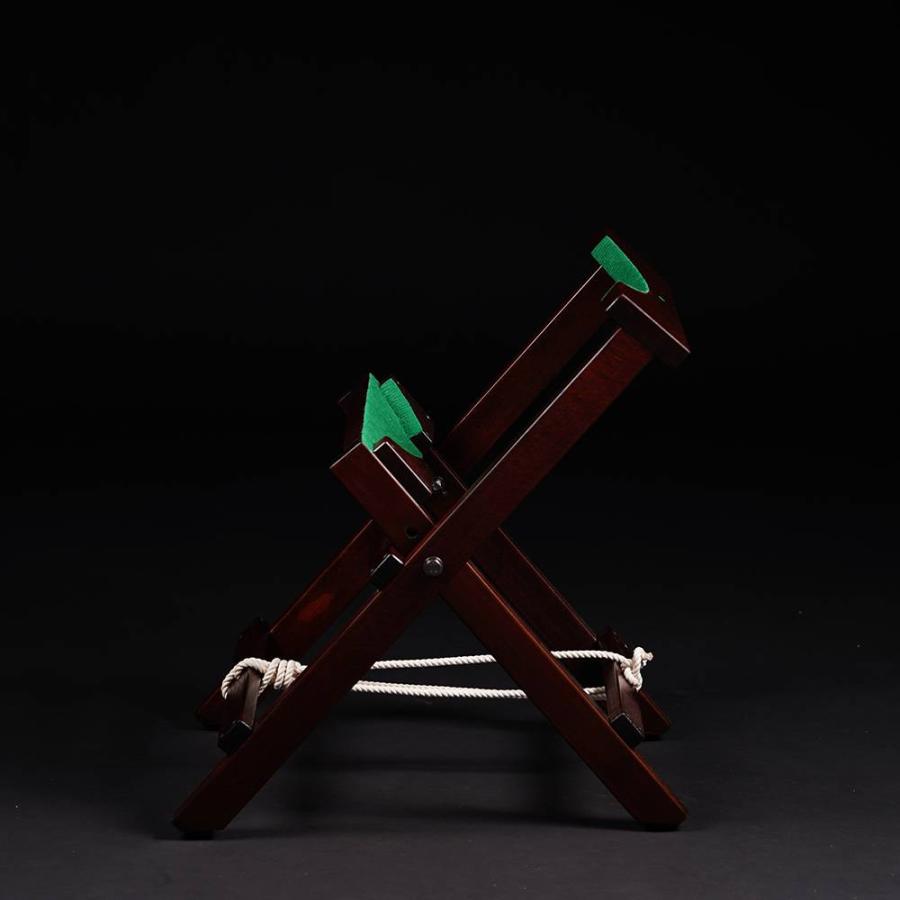 長胴太鼓台 太鼓スタンド 長胴太鼓用ななめ台 1尺3寸・1尺4寸用 : 和