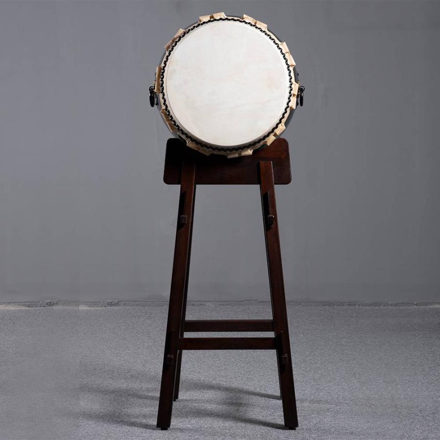 長胴太鼓台 太鼓スタンド 長胴太鼓用やぐら台 1尺5寸・1尺6寸用 : 和