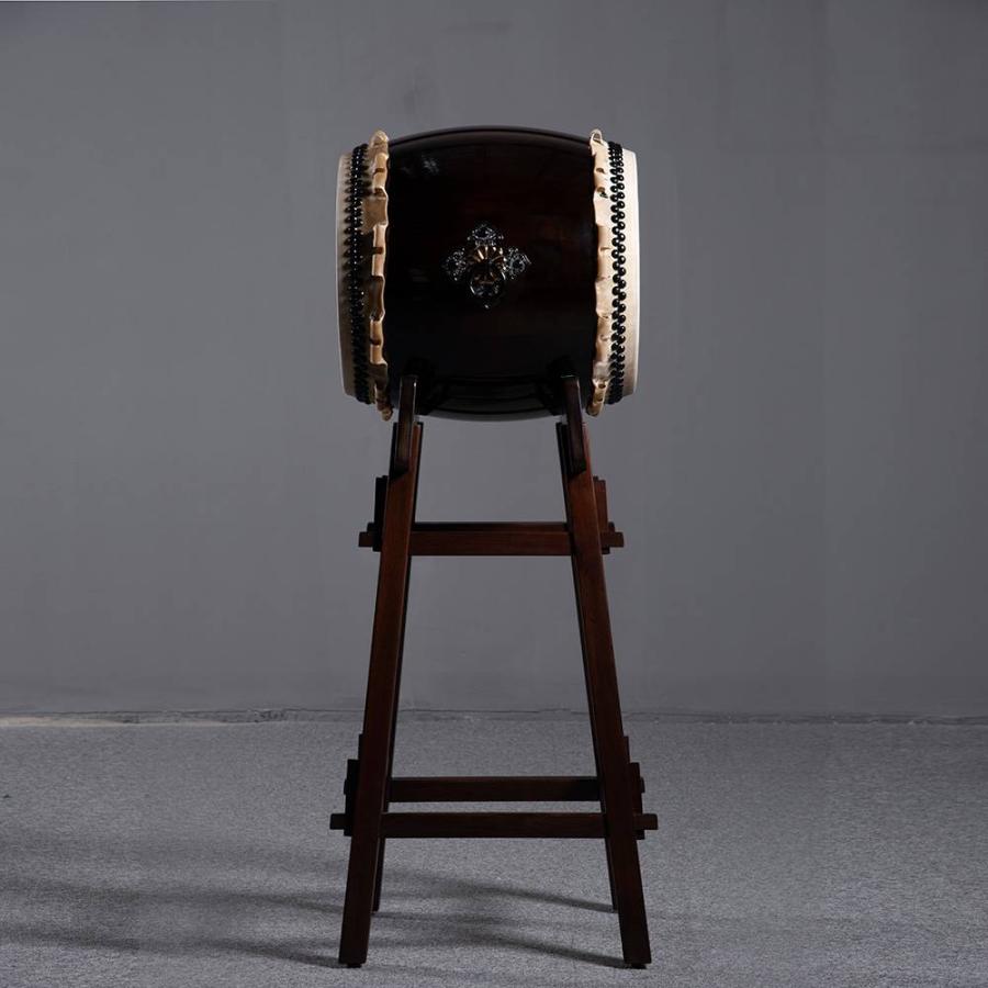 長胴太鼓台 太鼓スタンド 長胴太鼓用やぐら台 1尺5寸・1尺6寸用 : 和