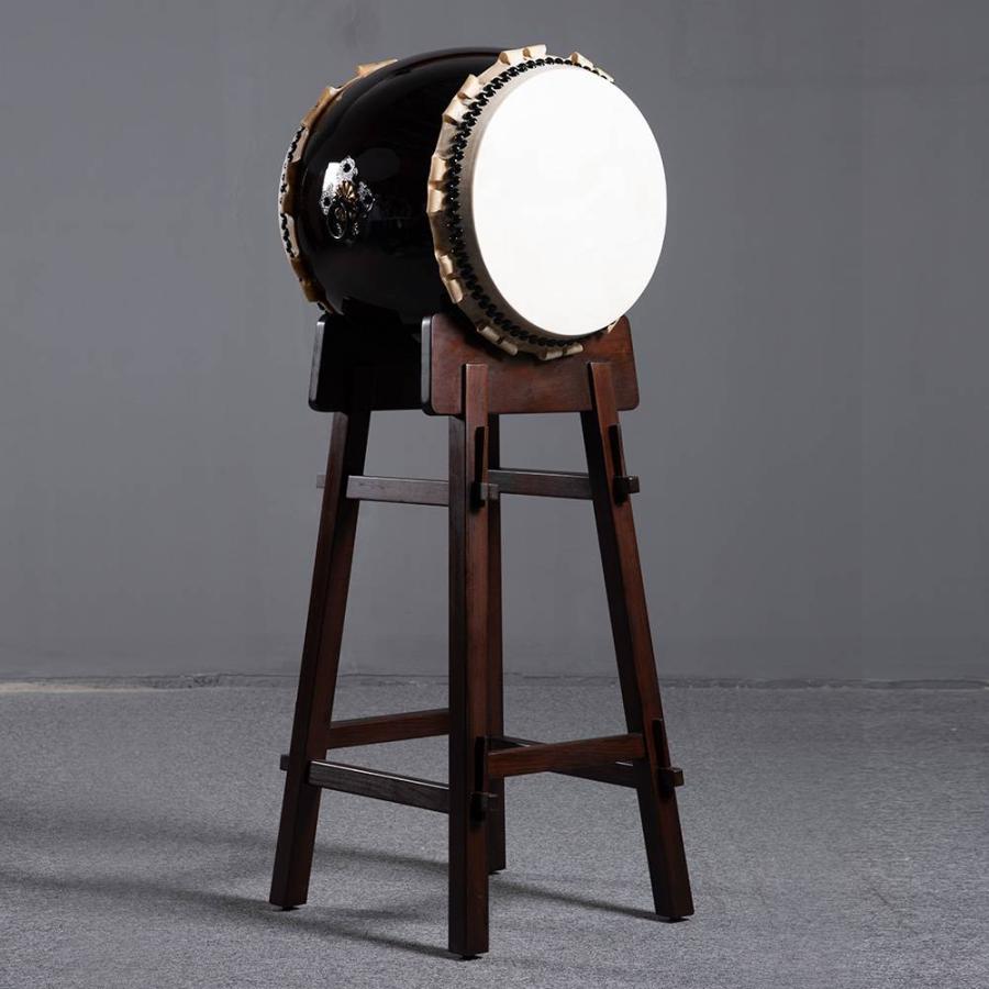 長胴太鼓台 太鼓スタンド 長胴太鼓用やぐら台 1尺3寸・1尺4寸用 : 和