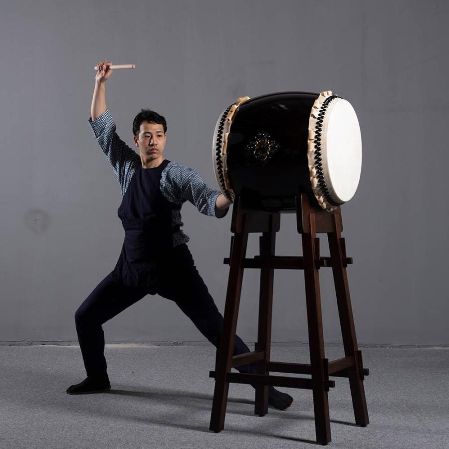 長胴太鼓台 太鼓スタンド 長胴太鼓用やぐら台 1尺3寸・1尺4寸用