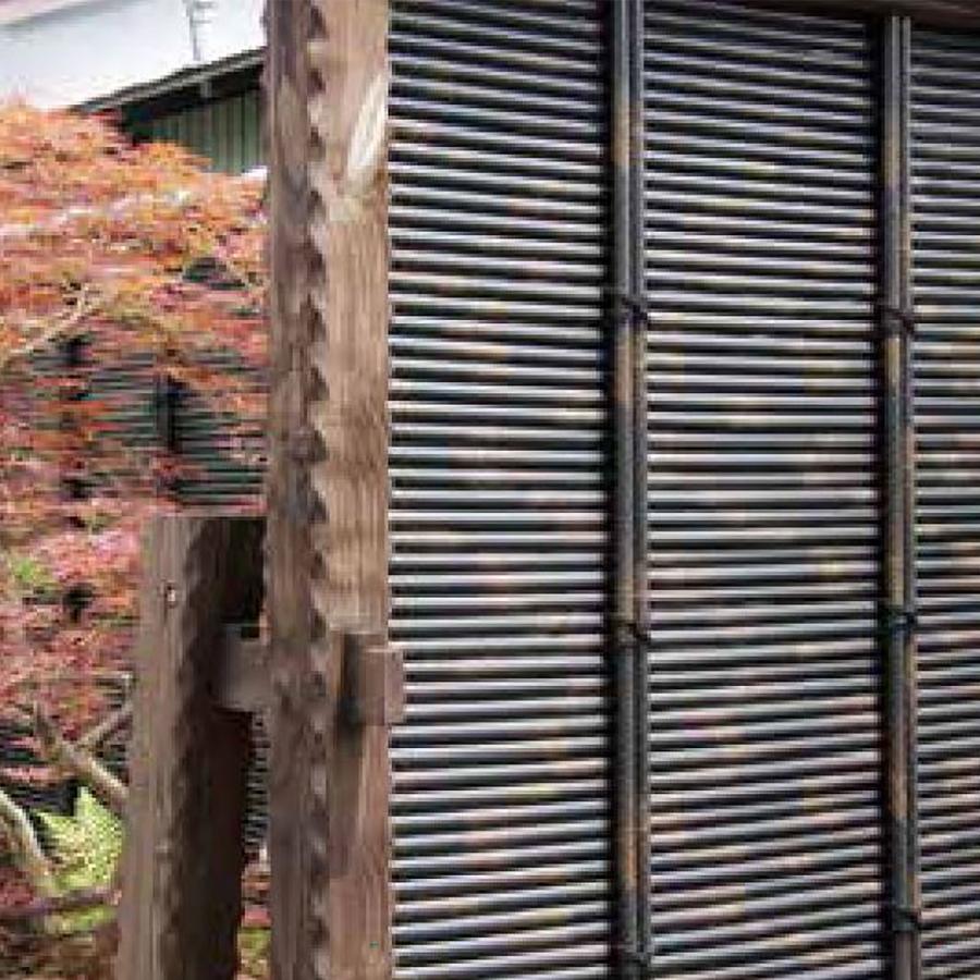 人工竹 黒竹 22Φ×1848mm2本 合成竹 竹垣根 竹垣フェンス 樹脂 和風