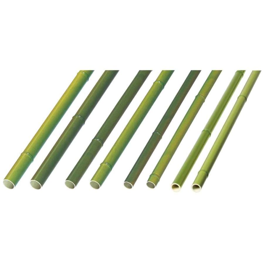 初売価格！テオリ 38,500円 70%OFF　軽い 竹 職人 グリーン 送料込 人工竹 青竹 26.4Φ×1845mm2本 合成竹 竹垣根 竹垣フェンス 樹脂 和風