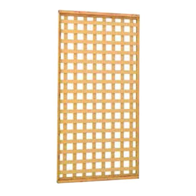 ラティス 社会的単位縦透かし彫りII型（角柱用）1800オーク材Ｈ1800×Ｗ900粍 ラティスフェンス-住宅設備-DIY、工具