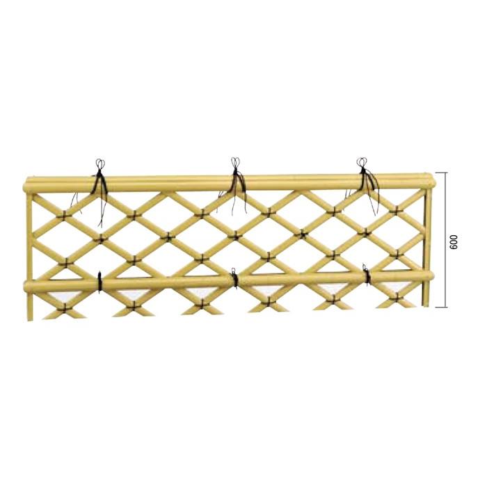 ゴマ竹w1800xh600mm三万円以上購入送料無料例外地域有り Pu 5gm 大光産業 エイコーユニットウィング丸柱用竜安寺垣ii型