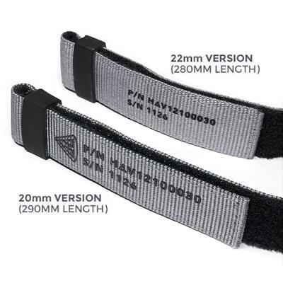 20mm, 22mm HAVESTON 時計ベルト フックアンドループ ストラップ